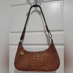 Vintage Brahmin alligator leather small shoulder bag